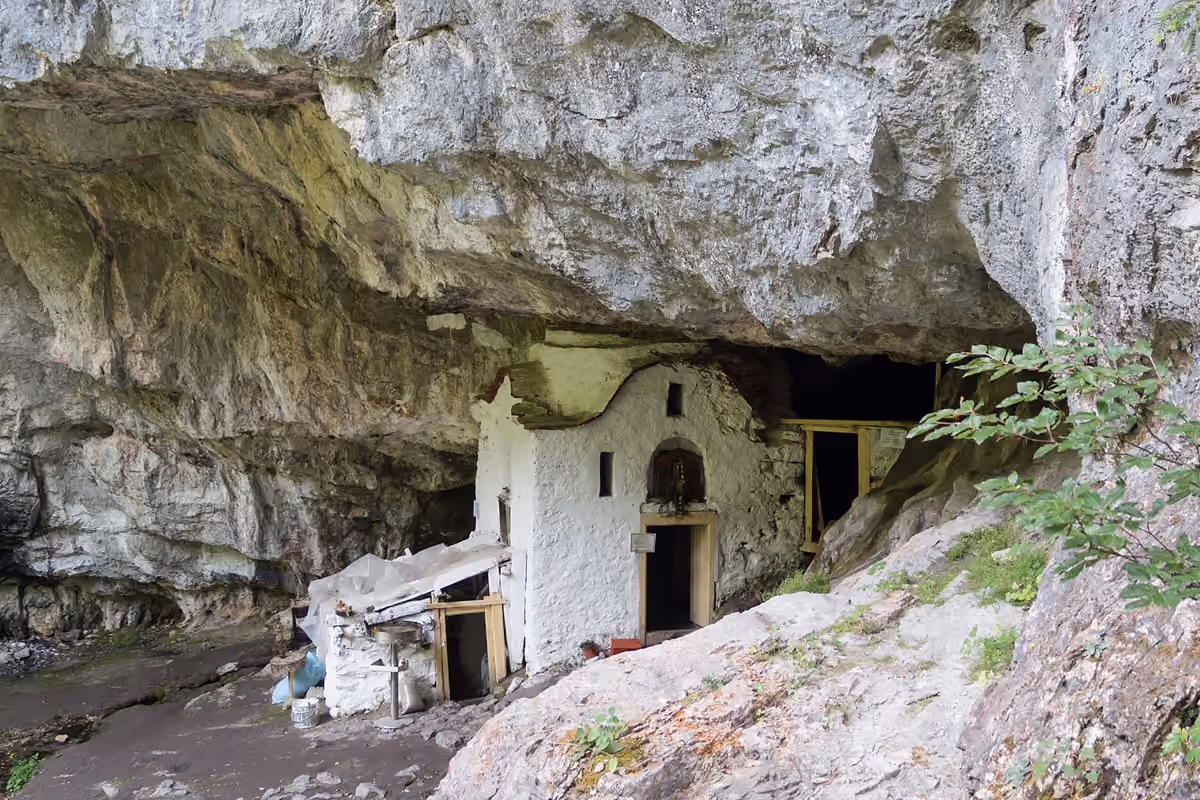 The cave of Saint Dionysios