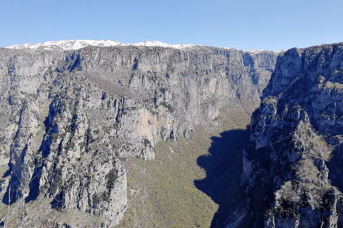 The Vikos gorge from Oxia