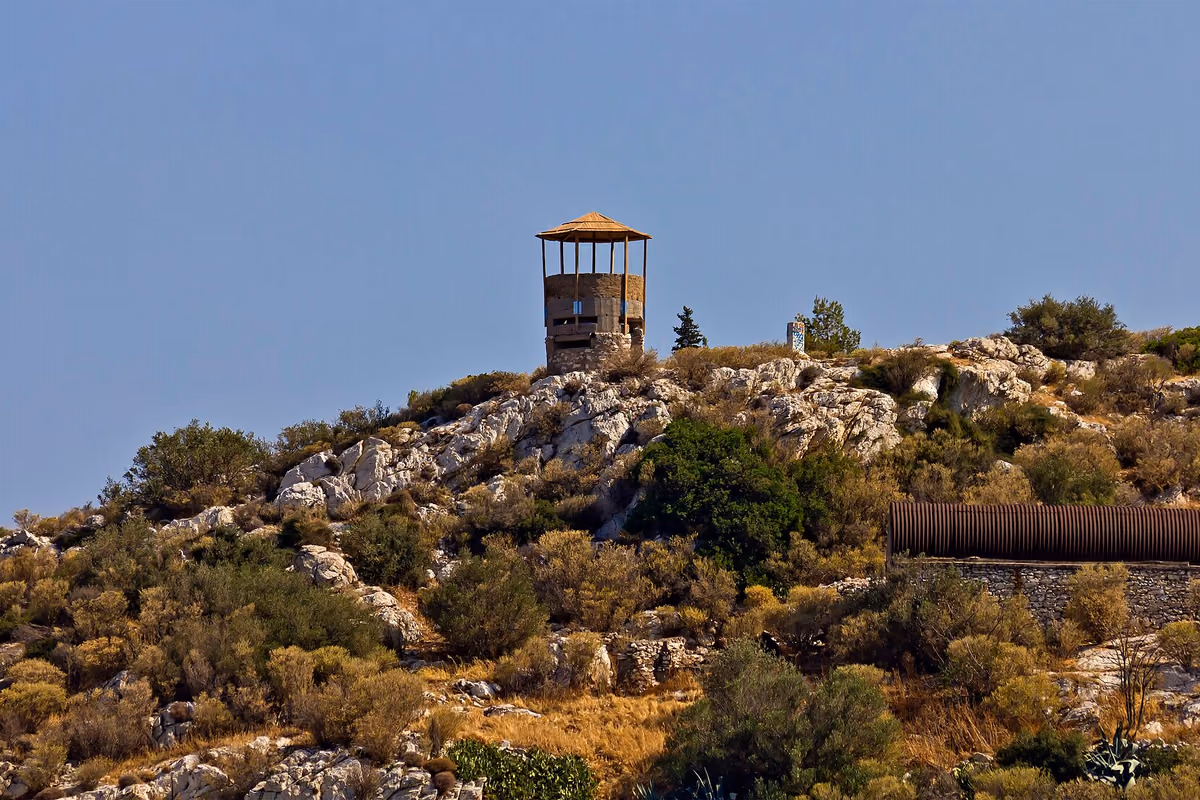 The fire lookout on Kaisariani Hill