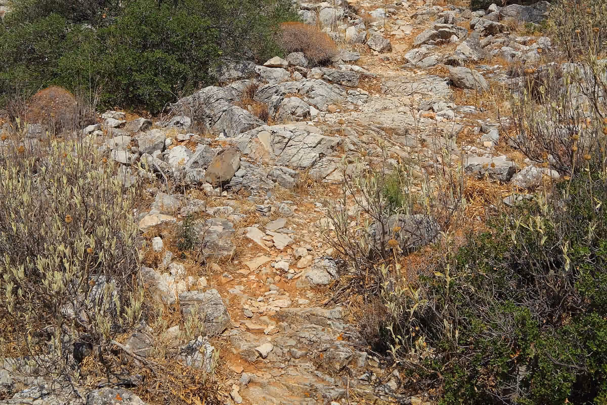 The path to Kalogeros Hill
